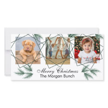 Feliz Natal Pinheiro Moderno 3 Colagem de Fotos