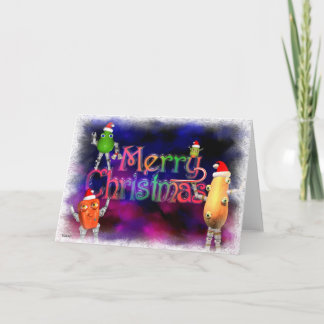 Cartão De Festividades Feliz Natal por Valxart