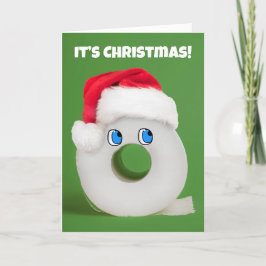 Cartão De Festividades Feliz Natal Rolo de Papel Higiênico Falante