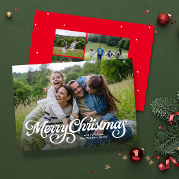Cartão De Festividades Feliz Natal roteiro quatro foto