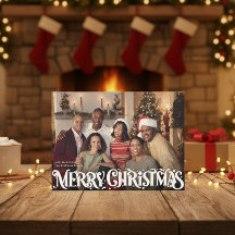 Feliz Natal Roteiro Retro | Quatro Fotos Personali