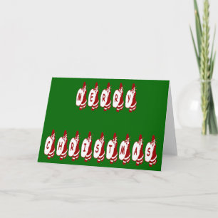 Cartão De Festividades Feliz Natal Santa Claus Font