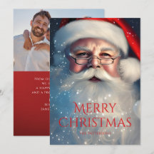 Feliz Natal Santa Festivo Inverno Foto
