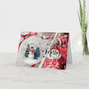 Cartão De Festividades Feliz Natal Snowman
