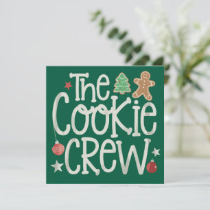 Cartão De Festividades Feliz Natal The Cookie Crew Xmas Matching