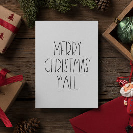 Cartão De Festividades Feliz Natal vocês