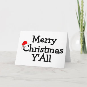 Cartão De Festividades Feliz Natal Yall
