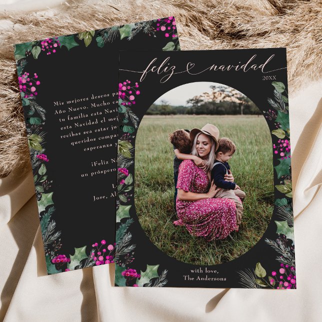 Cartão De Festividades Feliz Navidad, Cute Dark (Criador carregado)