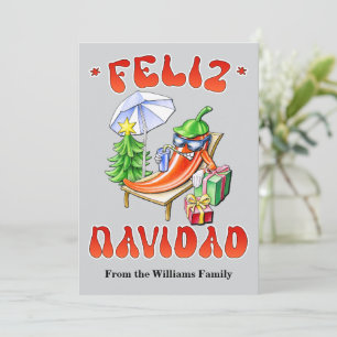 Cartão De Festividades Feliz Navidad Natal Personalizável