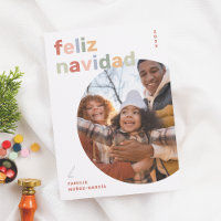 Feliz Navidad | Postal Colorida y Moderna 2 Fotos