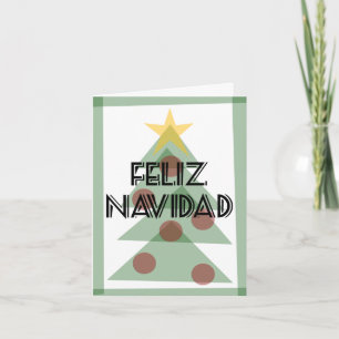 Cartão De Festividades Feliz Navidad Prospero Ano Nuevo Tarjeta -Notecard