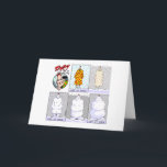 Cartão De Festividades Feliz o que quer que!<br><div class="desc">Pinheads na neve.</div>
