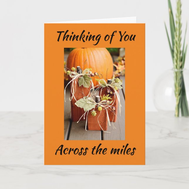 CARTÃO DE FESTIVIDADES FELIZ OBRIGAÇÃO POR "ATRAVESSAR OS MILHOS" (Frente)