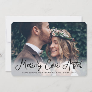 Cartão De Festividades Feliz para Sempre Recém-Casados 1º Natal 2 Foto