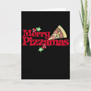 Cartão De Festividades feliz pizzamas