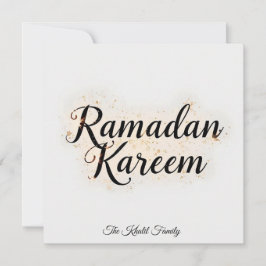 Cartão De Festividades Feliz Ramadan Mubarak Ramadan Kareem Dourado Muçul