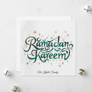 Cartão De Festividades Feliz Ramadan Mubarak Ramadan Kareem Dourado Muçul