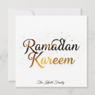 Cartão De Festividades Feliz Ramadan Mubarak Ramadan Kareem Dourado Muçul
