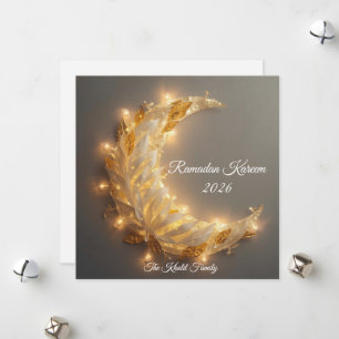 Cartão De Festividades Feliz Ramadan Mubarak Ramadan Kareem Hilal Muçulma