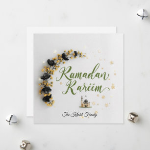 Cartão De Festividades Feliz Ramadan Mubarak Ramadan Kareem Moderno Muçul