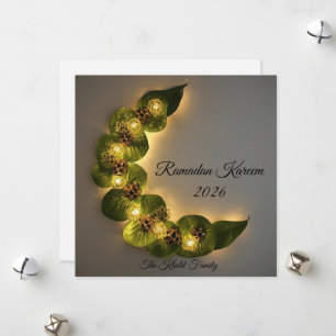 Cartão De Festividades Feliz Ramadan Mubarak Ramadan Kareem Muçulmano