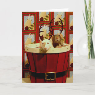 Cartão De Festividades Feliz Ratty-mas!