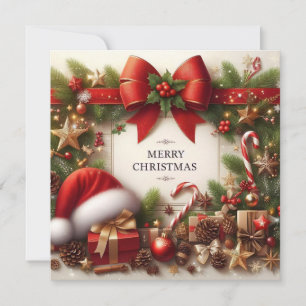 Cartão De Festividades Feliz recife de Natal