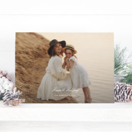 Cartão De Festividades feliz roteiro de fotos elegante de abundância de n