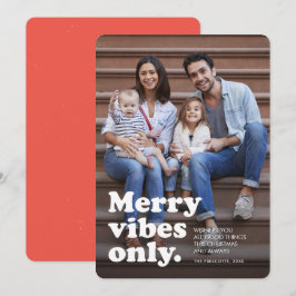 Cartão De Festividades Feliz só pode ser vista retrorvertical divertida