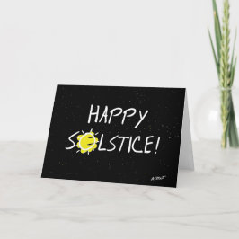 Cartão De Festividades Feliz Solstício!