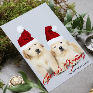 Cartão De Festividades Feliz Temporada de Natal Saudações de Natal Foto N