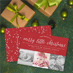 Cartão De Festividades Feliz Tipografia de Natal 3 Foto Nascimento<br><div class="desc">Manuscrito Simples De Caligrafia, Tipografia Moderna 3 Anúncio de Nascimento de Férias de Férias de Colagem Fotográfica / Cartão de Natal de 1rua de Bebê. Concebido por gordura*fa*estanho. Fácil de personalizar com seu próprio texto, foto ou imagem. Para pedidos personalizados, entre em contato direto com o . Aplicam-se taxas personalizadas....</div>