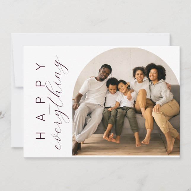 Cartão De Festividades Feliz TUDO (Frente)