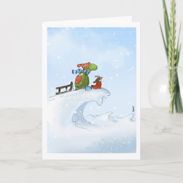 Cartão De Festividades Feliz tudo! (Frente)