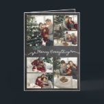 Cartão De Festividades Feliz Tudo Misturas de Chalkboard Natal<br><div class="desc">"Feliz Tudo" Russo Mistura Natal/Cartão de Colagem de Fotos Feriado 6. Cartões de foto de Natal/feriado moderno com 8 fotos separadas com design frontal, dentro e traseiro. O fundo base pode ser alterado para a cor da sua escolha. A maioria do texto é editável. Arte projetada / original por gordura*fa*estanho....</div>