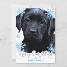 Feliz Tudo Negro Labrador Natal