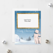 Feliz Urso Polar de Natal