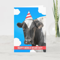 Feliz Vagão do Dia Mundial Vegan - Vaca em Festa