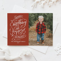 Feliz Vermelha Tudo e Foto Sempre Feliz