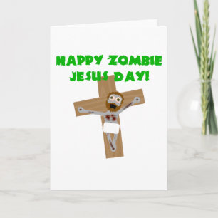 Cartão De Festividades Feliz Zombie Jesus Day