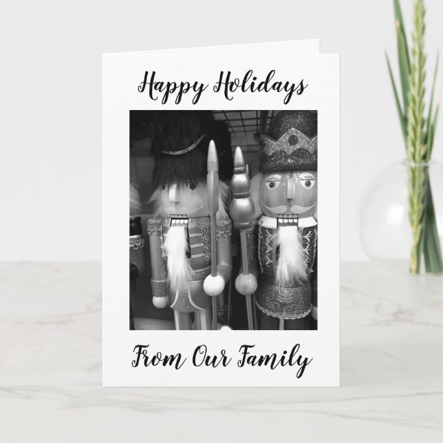 CARTÃO DE FESTIVIDADES ***FELIZES FÉRIAS*** DA NOSSA FAMÍLIA PARA A SUA (Frente)