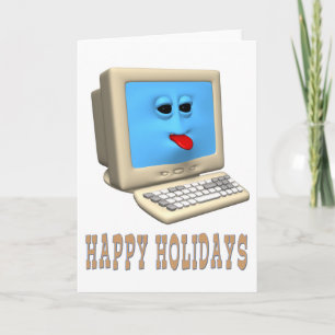 CARTÃO DE FESTIVIDADES FELIZES FÉRIAS PRESENTES DE GIF DE SAUDAÇÃO DE COM