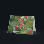 Cartão De Festividades Felizes Festas : Frutas Vermelhas<br><div class="desc">Felizes Festas : Frutas Vermelhas</div>