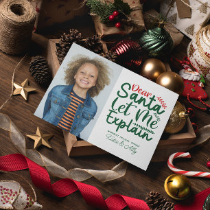 Cartão De Festividades FELIZES HOLIDAYS Caros Papais noeis, Deixem-Me E