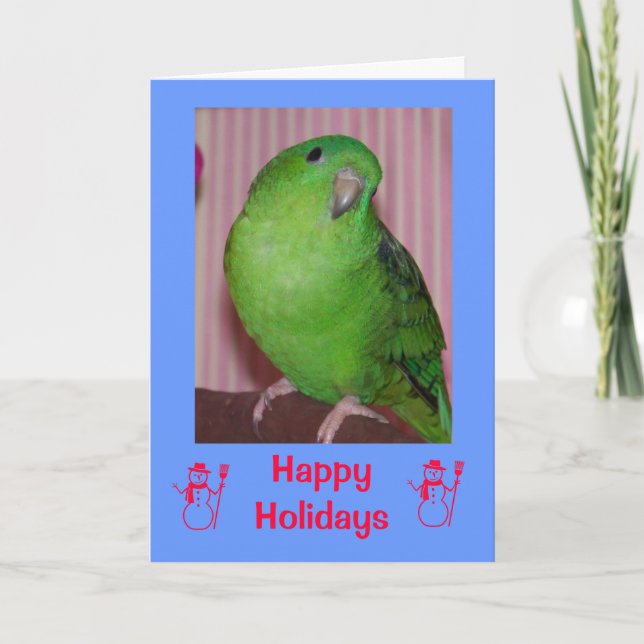 Cartão De Festividades Felizes Neves Feriados (Frente)