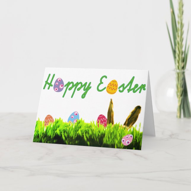 Cartão De Festividades Felz pascoa! (Frente)