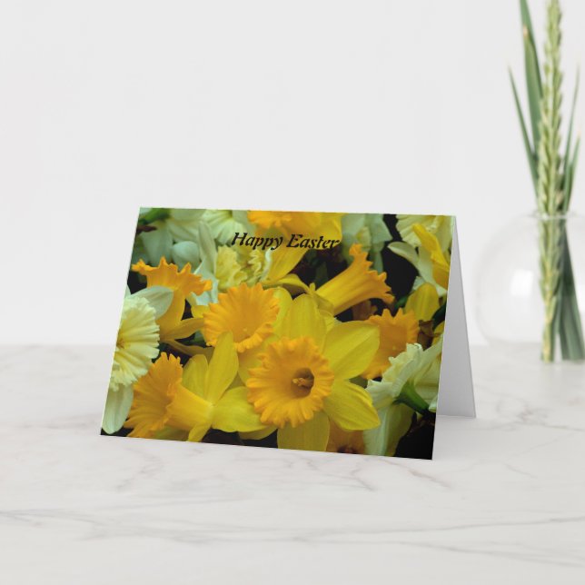 Cartão De Festividades Felz pascoa (Frente)