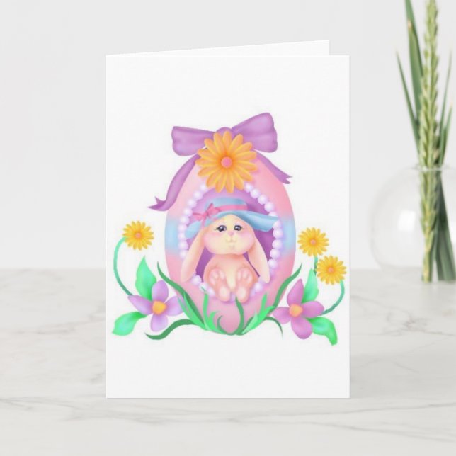 Cartão De Festividades Felz pascoa (Frente)