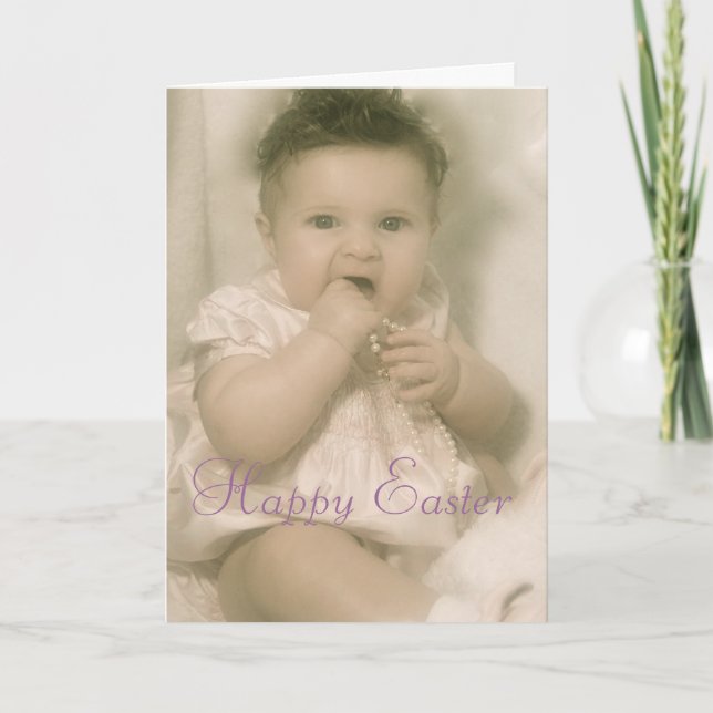 Cartão De Festividades Felz pascoa (Frente)