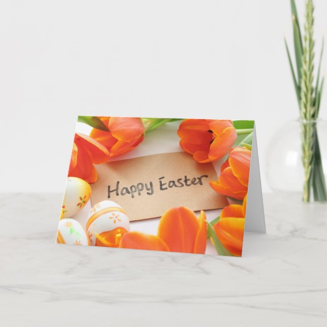 Cartão De Festividades felz pascoa (Frente)